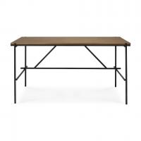 Bureau Oscar - teck - rectangulaire - avec système de rangement des câbles d'Ethnicraft, 2 tailles Bureau Oscar - teck - rectangulaire - avec système de rangement des câbles d'Ethnicraft, 2 tailles