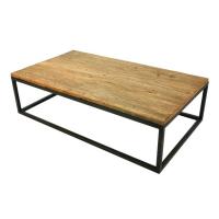 Table basse ANVERS 190x80 en chêne ancien