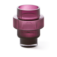 Bougeoir STEPS de Pols Potten, Dark purple