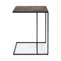 Table d'appoint TRIPTIC de Ethnicraft Accessories, Lava whisky