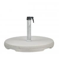 Socle béton Z de Glatz, avec tube de fixation Ø.35/38-39 mm, 55 Kg