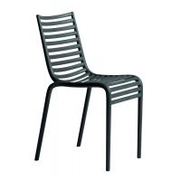 Chaise PIP-E de Driade, gris foncé