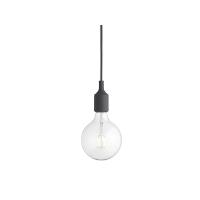Suspension E27 de Muuto, Gris foncé