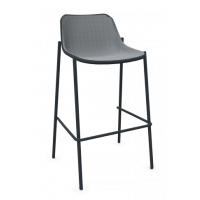 Tabouret haut ROUND de Emu, Fer ancien