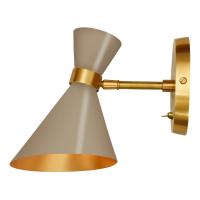 Applique PEGGY SMALL de Gong, Avec interrupteur, Gris