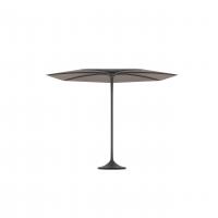 Parasol mât central PALMA de Royal Botania, Ø.300 cm, Structure anthracite, Toile Cappuccino, Sans socle