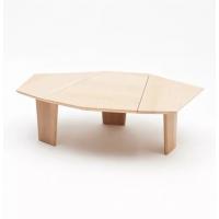 Table basse SILEX, Chêne massif verni mat