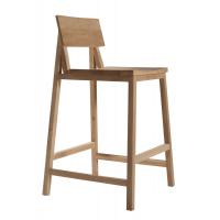 Tabouret de bar N en chêne d'Ethnicraft, 2 tailles