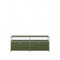 Meuble TV/Hifi HALLER O2 de USM, Vert Olive