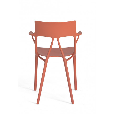 Chaise A.I de Kartell, Rouge orangé