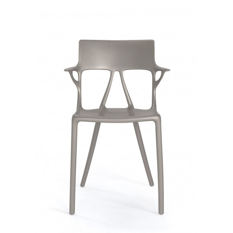 Chaise A.I de Kartell, Gris métallisé