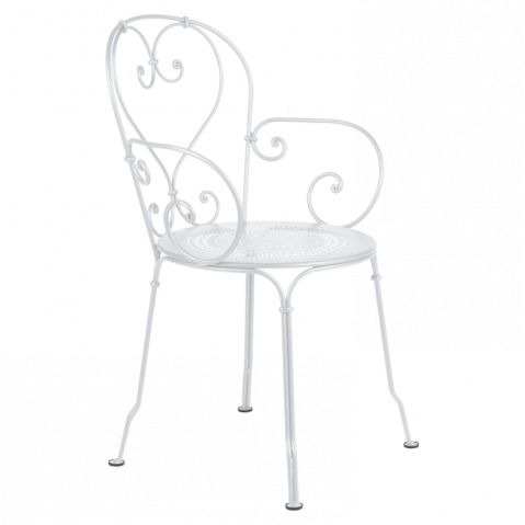 Fauteuil 1900 de Fermob blanc coton 