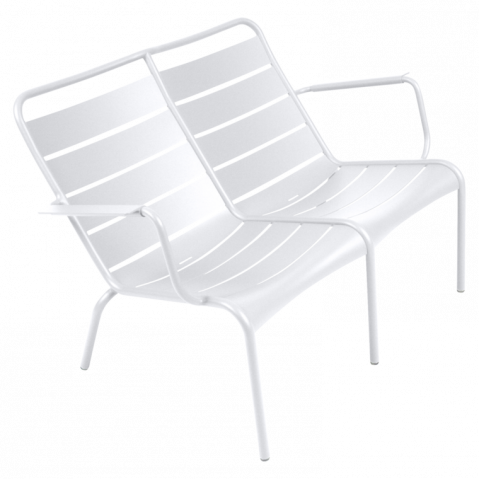 Lounger Duo LUXEMBOURG de Fermob blanc coton