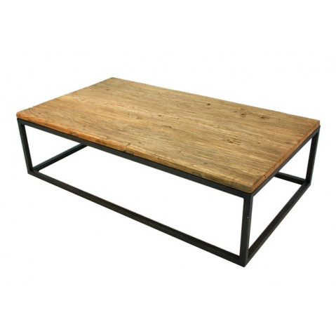 Table basse ANVERS 190x80 en chêne ancien