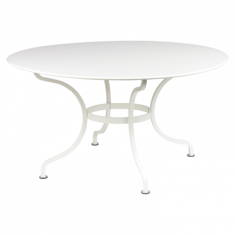 Table ronde D.137 ROMANE de Fermob, Blanc 