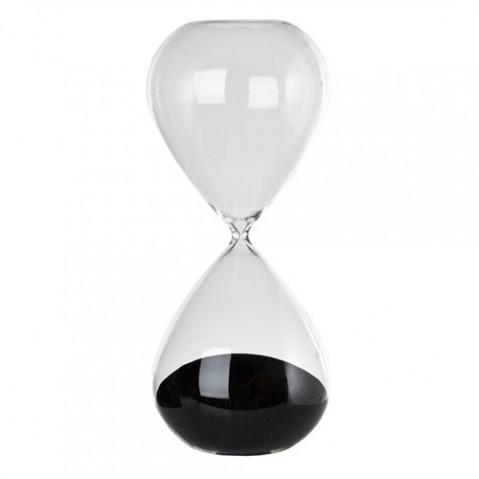 Sablier Large Pols Potten, Noir