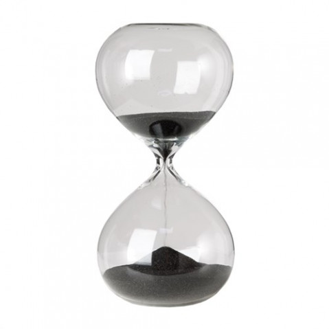Sablier Small Pols Potten, Noir