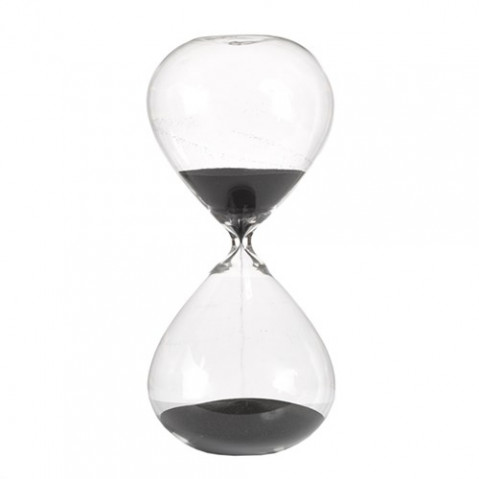 Sablier Médium Pols Potten, Noir