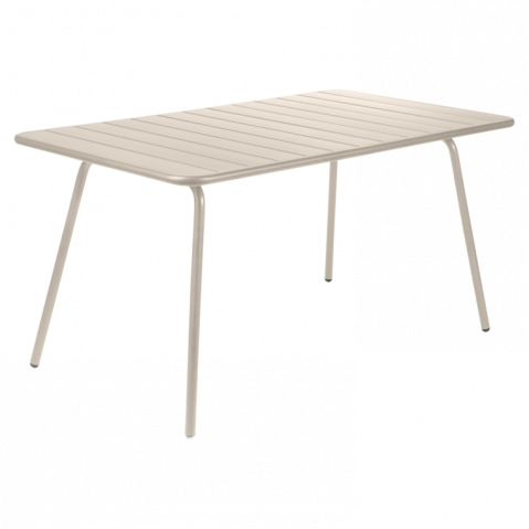 Table LUXEMBOURG de Fermob, 143 x 80 cm, Muscade