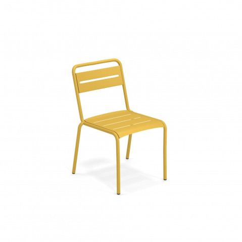 Chaise STAR de Emu, Jaune au curry