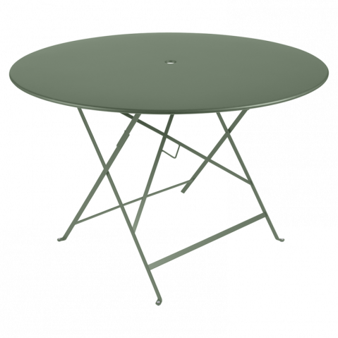 Table ronde pliante BISTRO de Fermob D.117 x H.74 cm Cactus