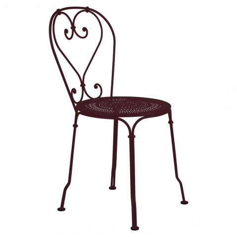 Chaise 1900 de Fermob, Cerise noire
