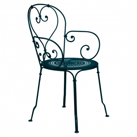 Fauteuil 1900 de Fermob, bleu acapulco