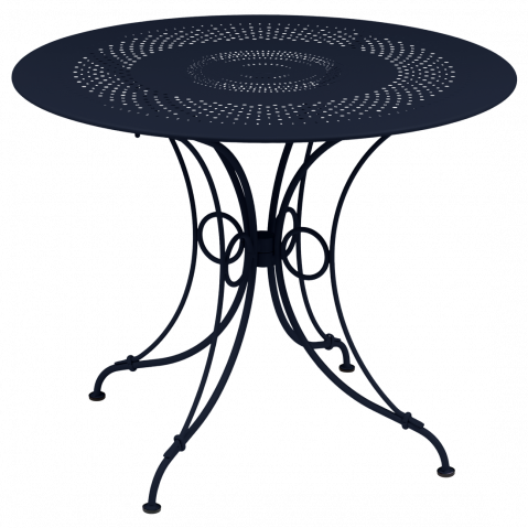 Table 1900 de Fermob, D. 96, Bleu abysse