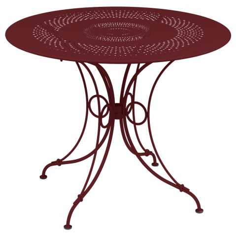 Table 1900 de Fermob D.96 piment