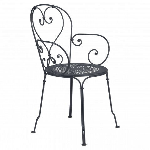 Fauteuil 1900 de Fermob Carbone 