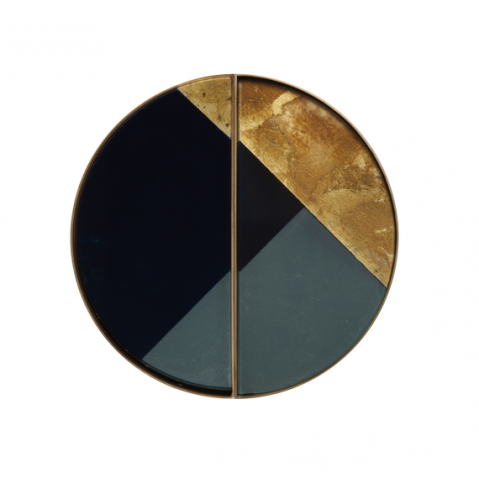 Set de 2 mini plateaux géométriques Half moon de Ethnicraft Accessories