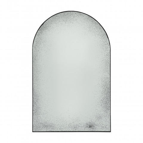 Miroir GATE de Ethnicraft Accessories, Structure métal noir, Verre Medium aged Clear