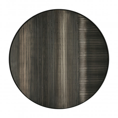 Décoration murale LAYERED CLAY de Ethnicraft Accessories, Structure métal noir, 3 tailles