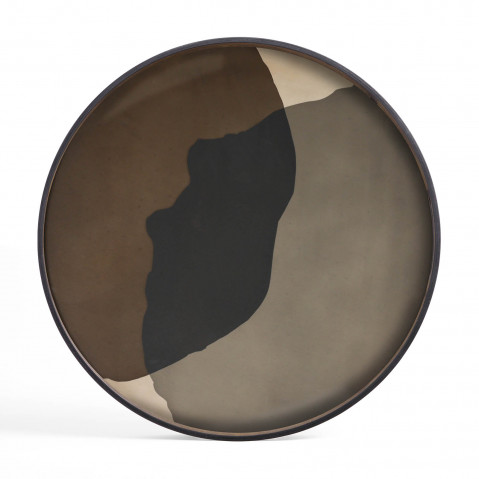 Plateau Graphite Combined Dots de Ethnicraft Accessories, Ø92