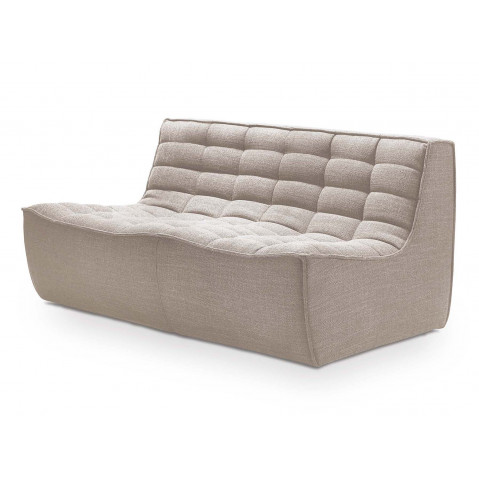 Canapé 2 places N701 d'Ethnicraft, Beige