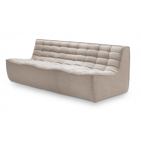 Canapé 3 places N701 d'Ethnicraft, Beige