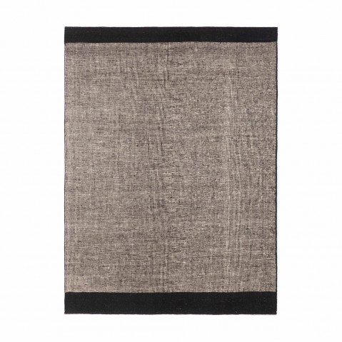 Tapis kilim DOTS de Ethnicraft Accessories, 170 x 240 cm, Noir