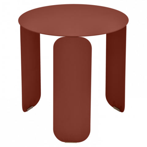 Table basse BEBOP de Fermob, D. 45, Ocre rouge