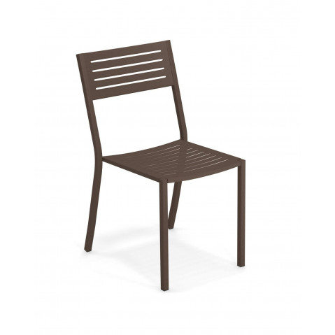 Chaise SEGNO de EMU, Marron d'Inde