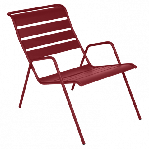 Fauteuil bas MONCEAU  de Fermob, Piment