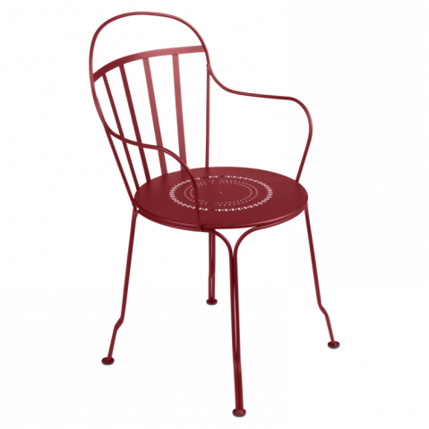 Fauteuil LOUVRE de Fermob piment