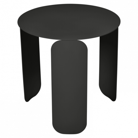 Table basse BEBOP de Fermob, D. 45, Réglisse