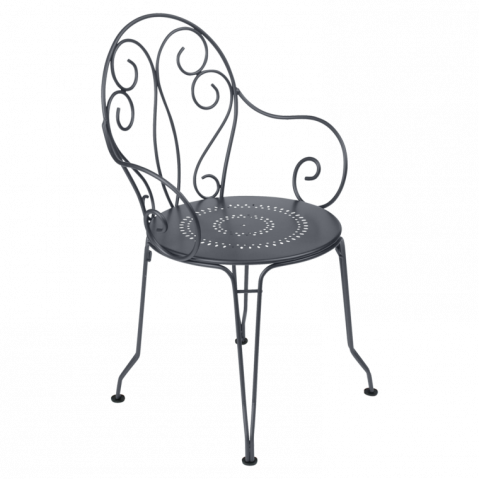 Fauteuil MONTMARTRE de Fermob Carbone 