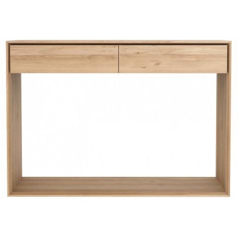 Console NORDIC d'Ethnicraft, 120 cm, Chêne