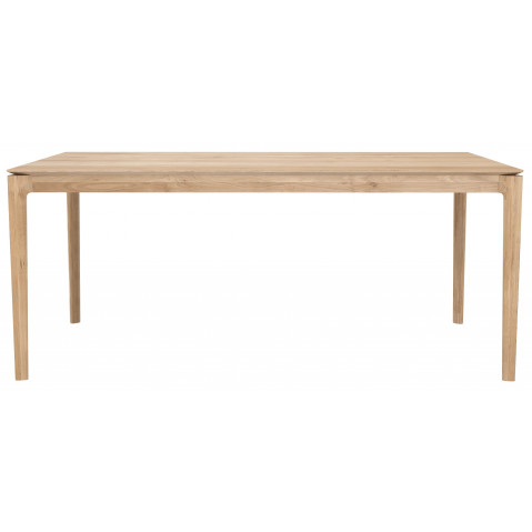 Table en chêne BOK d'Ethnicraft, 180 x 90 x 76 cm, Chêne