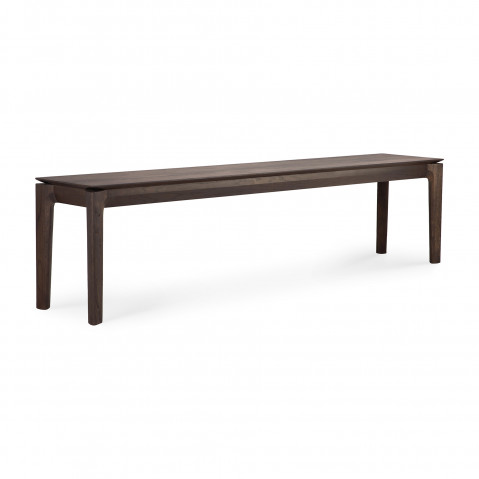 Banc BOK en chêne d'Ethnicraft, XL, Brun foncé
