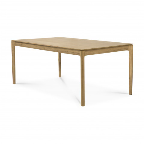 Table rectangulaire BOK 160 x 80 x 76cm Chêne naturel