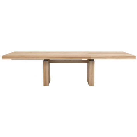 Table à rallonge DOUBLE d'Ethnicraft, 2 coloris