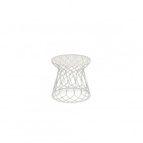 Pouf RE-TROUVE de Emu, Blanc mat