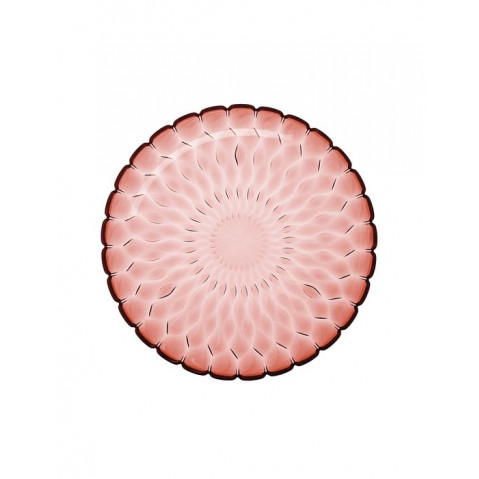 Plat JELLY de Kartell Ø45, Rose